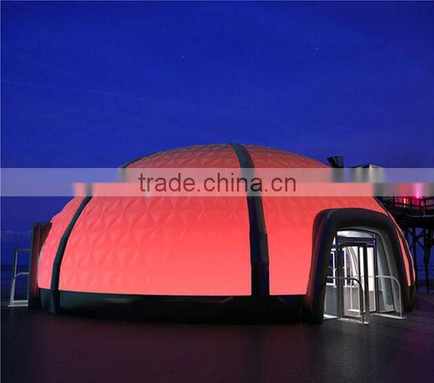 LED Light inflatable bubble room tent house prices