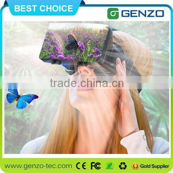 Cheap promotion cardboard box 3d vr glasses For 4~6 inch Smartphones