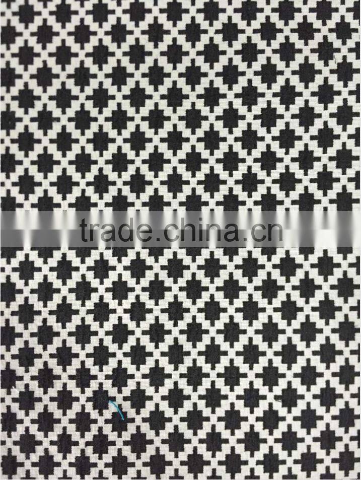61%polyester 36%cotton 3%spandex woven Jacquard for dess, trousers, coat or home textile