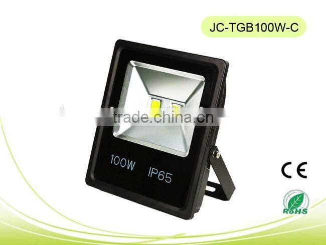 Hot sales CE/RoHS approval, IP66 waterproof outdoor with low price LED 100W COB Floodlight 0.5W Series