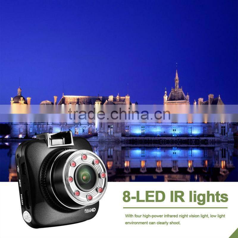 2.0 inch 170 wide angle 1080p hd in car dvd recorder camera