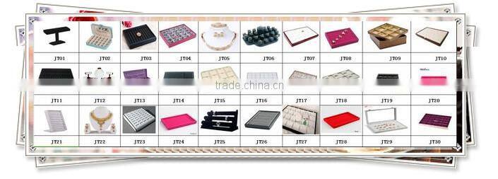 black velvet earrings jewelry display tray