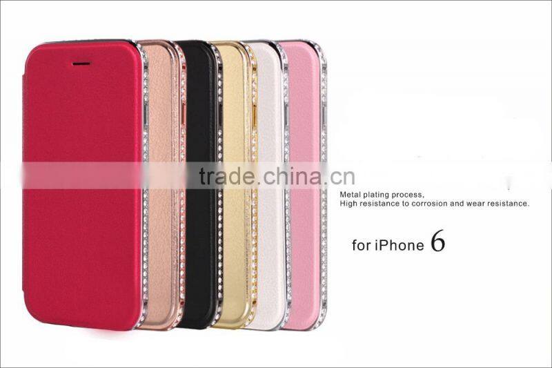 Design Genuine Real Leather Back Cover for mobile phone back cover for iPhone 6s