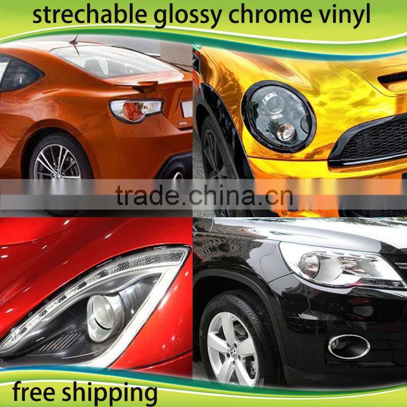 Vinyl chrome for car wrap