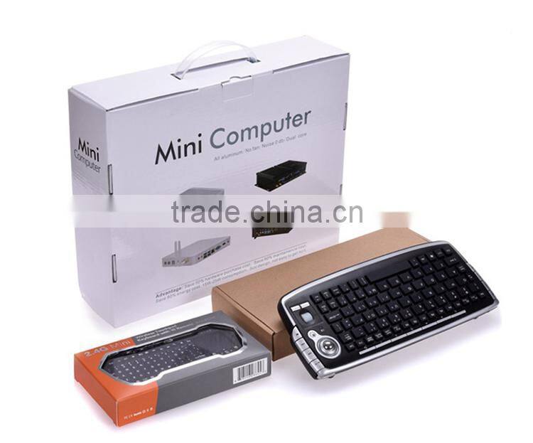 Top Quality Wholesale 1*Mini PCIE Msata SSD+1* 2.5" HDD/SSD Minicomputer Htpc 1080P