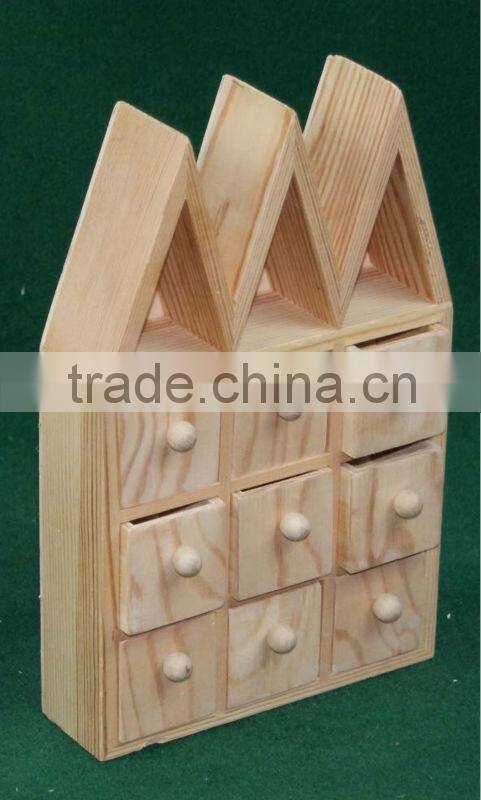 2013 New Design Wooden Pizza Box