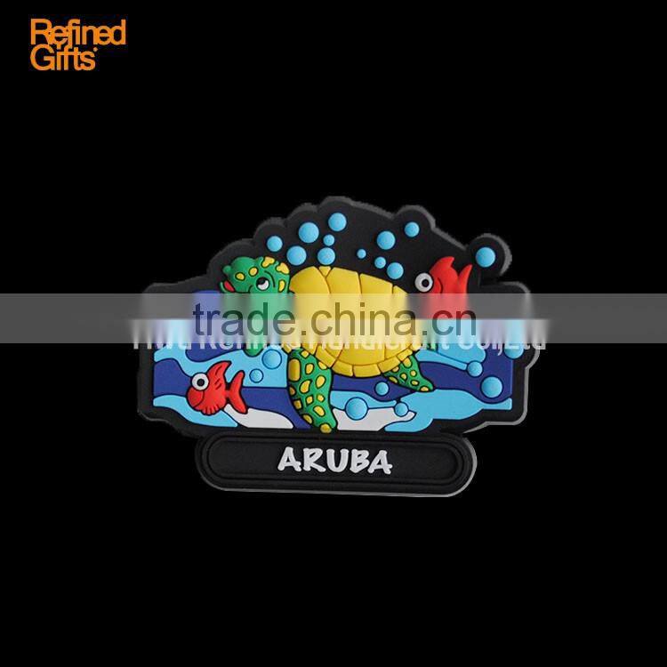 Dolphin PVC Rubber Soft 3D Fridge Magnets OEM Menufacture ECO-friendly