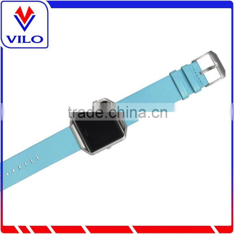 replacement band genuine leather wrist band for Fitbit Blaze