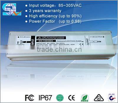 dc output 300ma led driver/0-10v dimming led driver/led tube driver