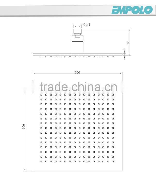 brass top shower head BS004