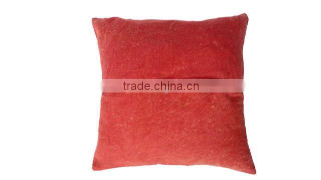 RTHCC- 86 Brown Yellow Hand Crafted Designer Applique Cut Work Cotton Kantha Stitch cushion covers Christmas Home Decor