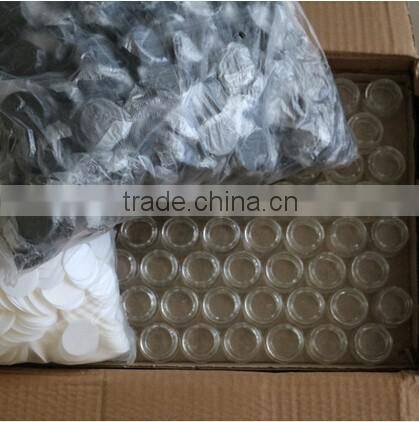 5g/ 10g cheapest food-grade clear glass Container glass jar for sale