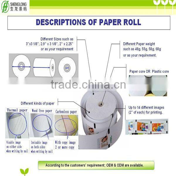 4c+4c thermal paper roll