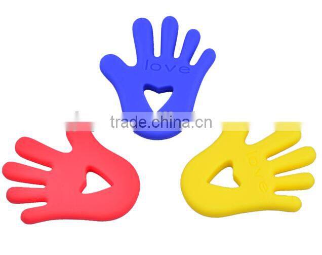 Wholesale Popular Safe Baby Teether Ring Silicone