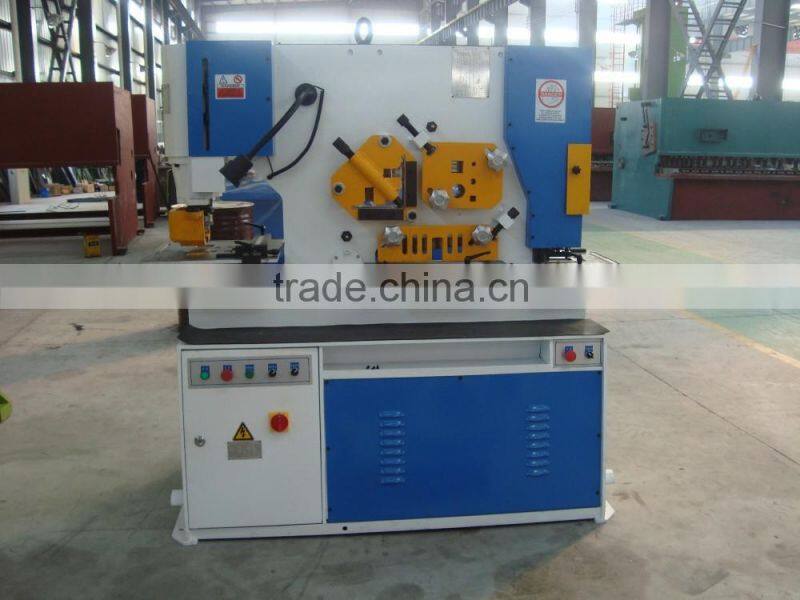 Hydraulic Iron Worker / iron worker machine / Punching & Shearing Machine