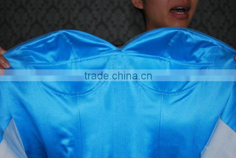 (MY0088) MARRY YOU China Factory Custom Made Ice Blue Lace Country Western Wedding Dress 2016