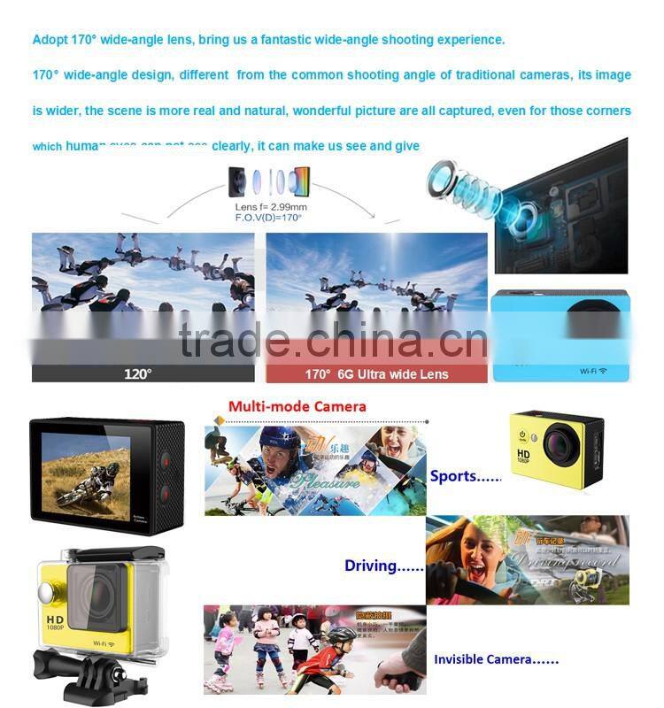 New arrivel best selling hd mini sports camear 1080p action camear wifi