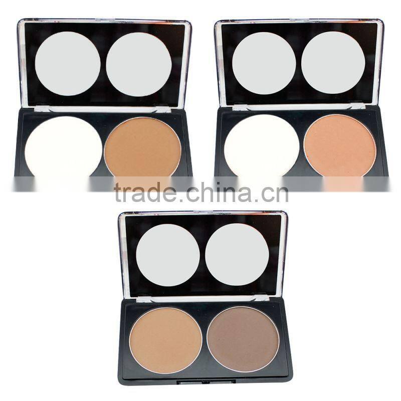 2Color Highlight Concealer Makeup Powder Palette