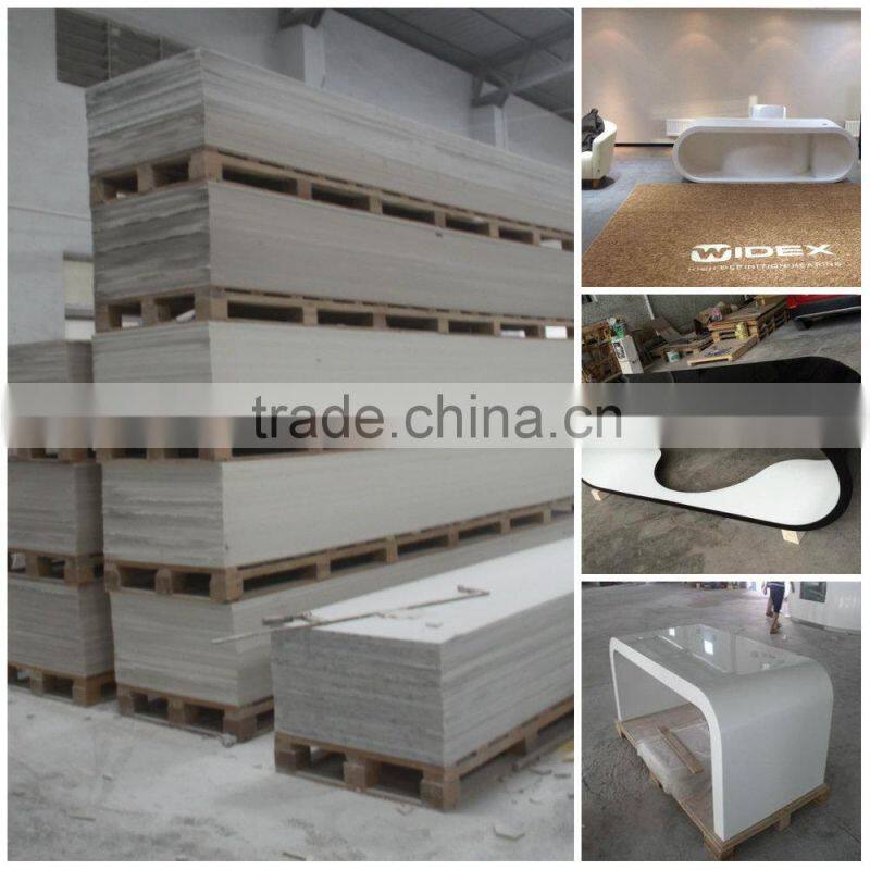 High quality joint seamless solid surface sheets/white acrylic solid surface