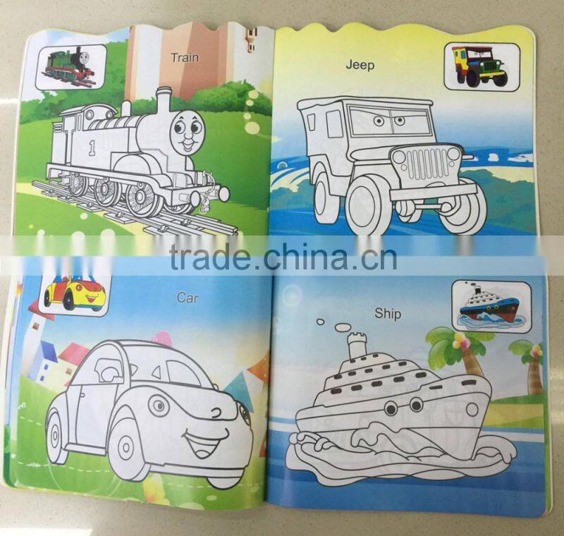 2016 new-model eco-friendly high quality recycled paper coloring books