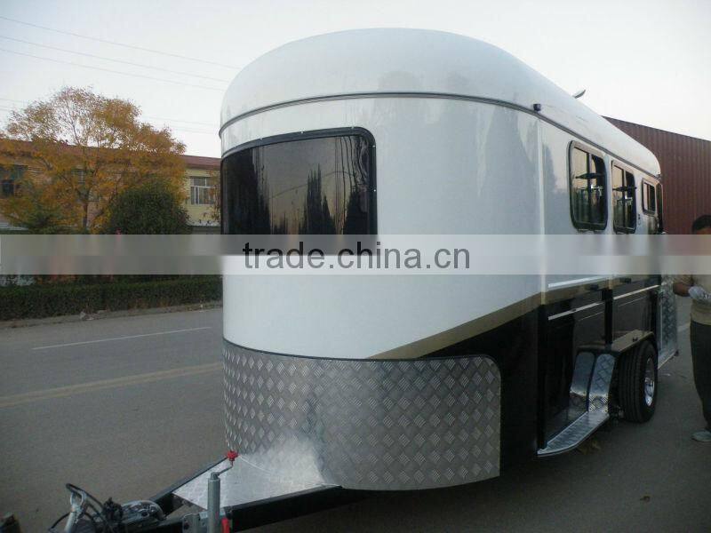 2 horse angle load truck trailer