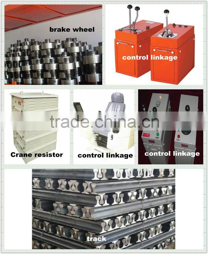 Customize Design European style electric double beam bridge crane with hook