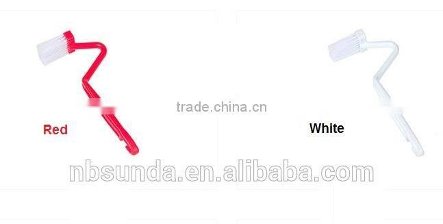 Bent handle V design closestool toilet brush wholesale