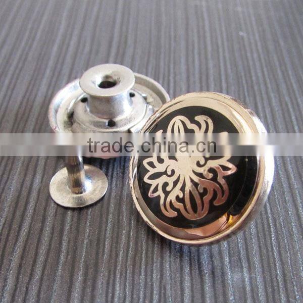 Alloy Metal Denim Jeans Button
