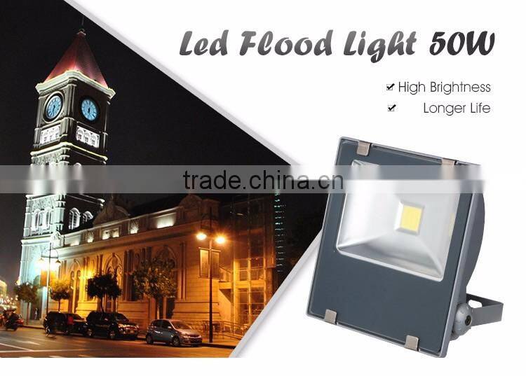 IP65 Outdoor Waterproof high power high lumen 50 watt led flood light