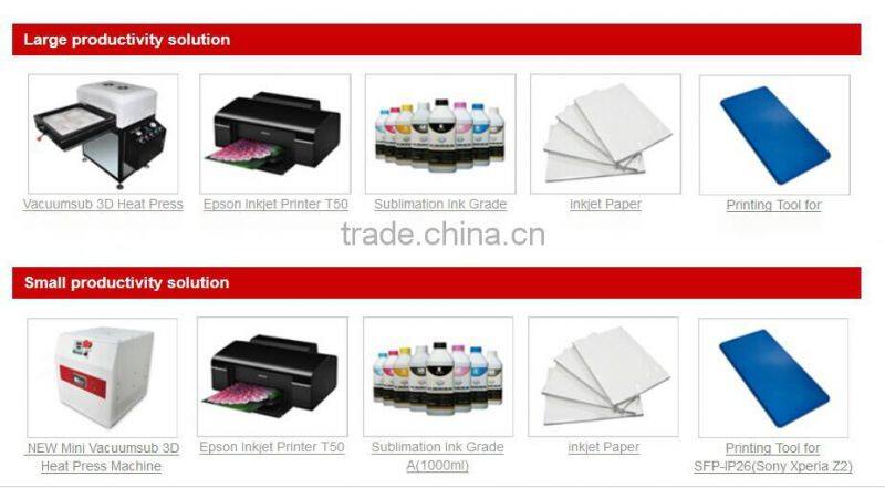 Sublimation polymer phone case for Sony Z2 /sublimation mobile cover for Sony Z2