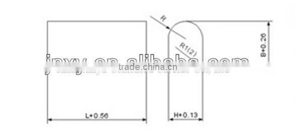 Tungsten Carbide Snow Plow Insert Custom-Made
