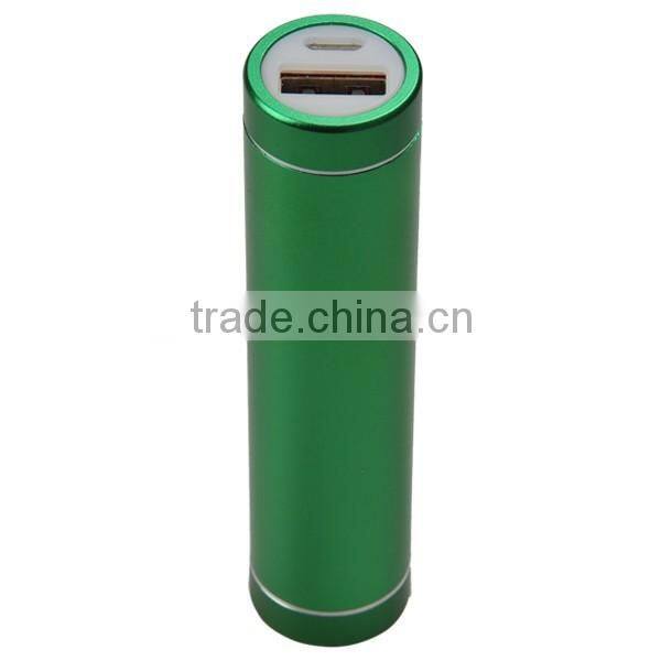 2-In-1 Cylindrical Mobile Power Bank with Flashlight