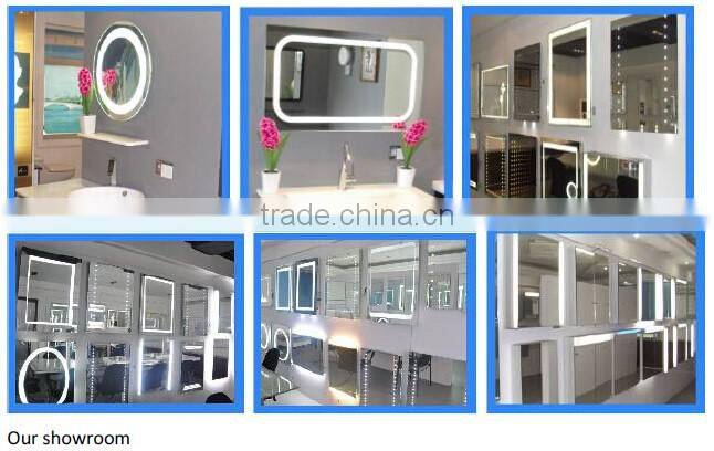 Lamxon popular design wall bathroom LED vanity mirror with LED lighting