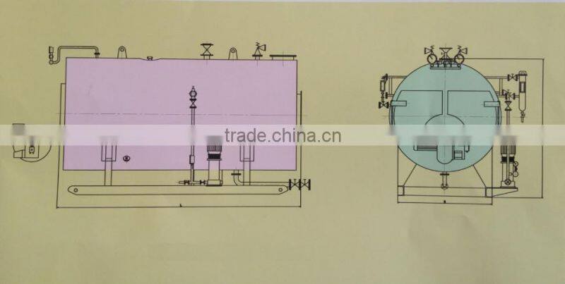 High Technology 1 ton steam boiler