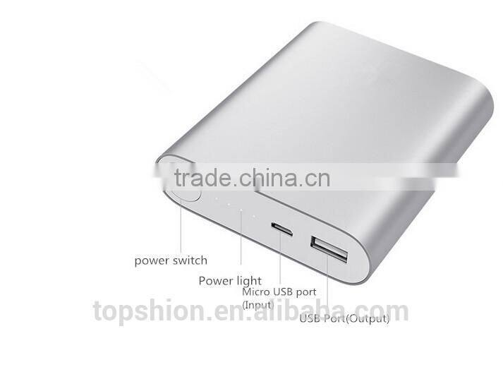 Metal Skin Power Bank USB Power Case For Smartphone