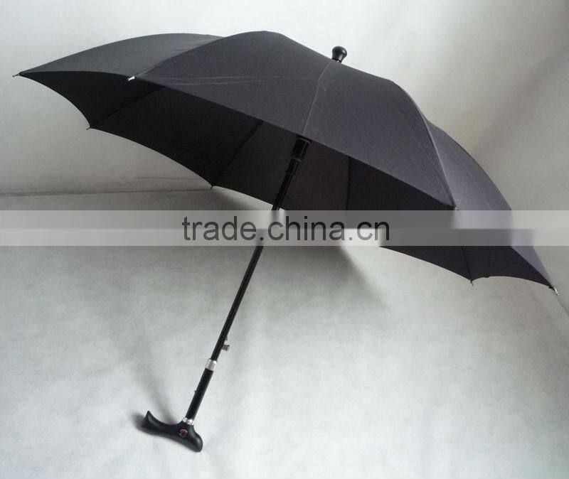 Old people umbrella walking stick umbrella