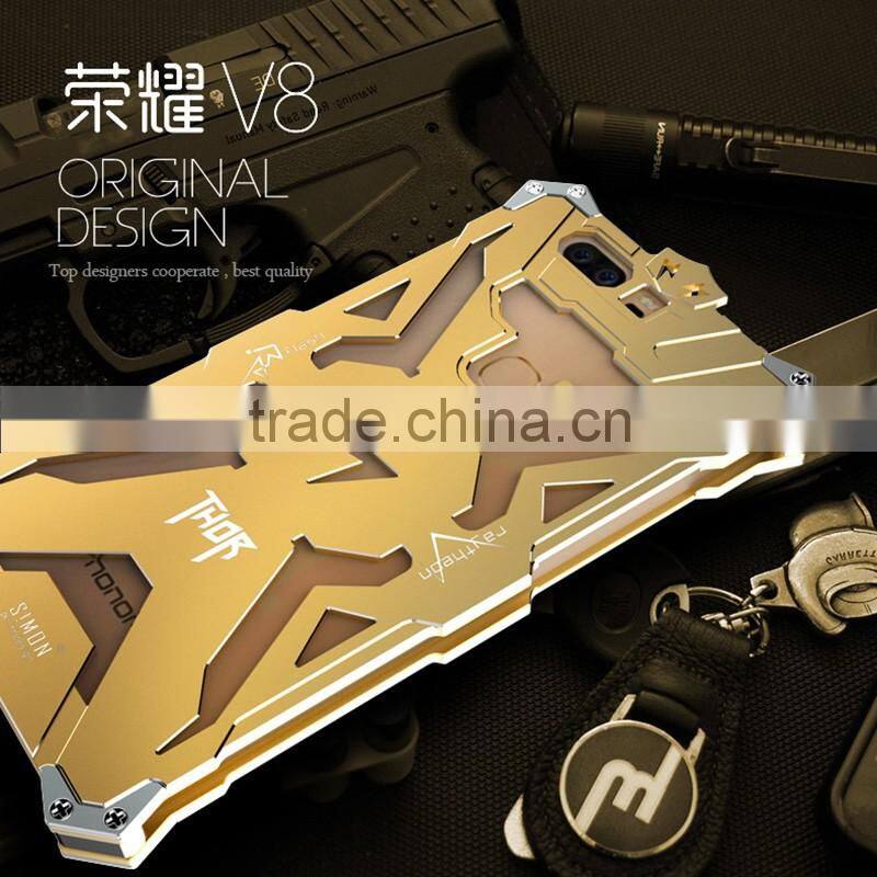 Gundam METAL case for HUAWEI HONOR V8 FULL BODY PROTECT HOUSING ALUMINUM CASE protective SHOCK PROOF SM THOR THE FLASH CASE