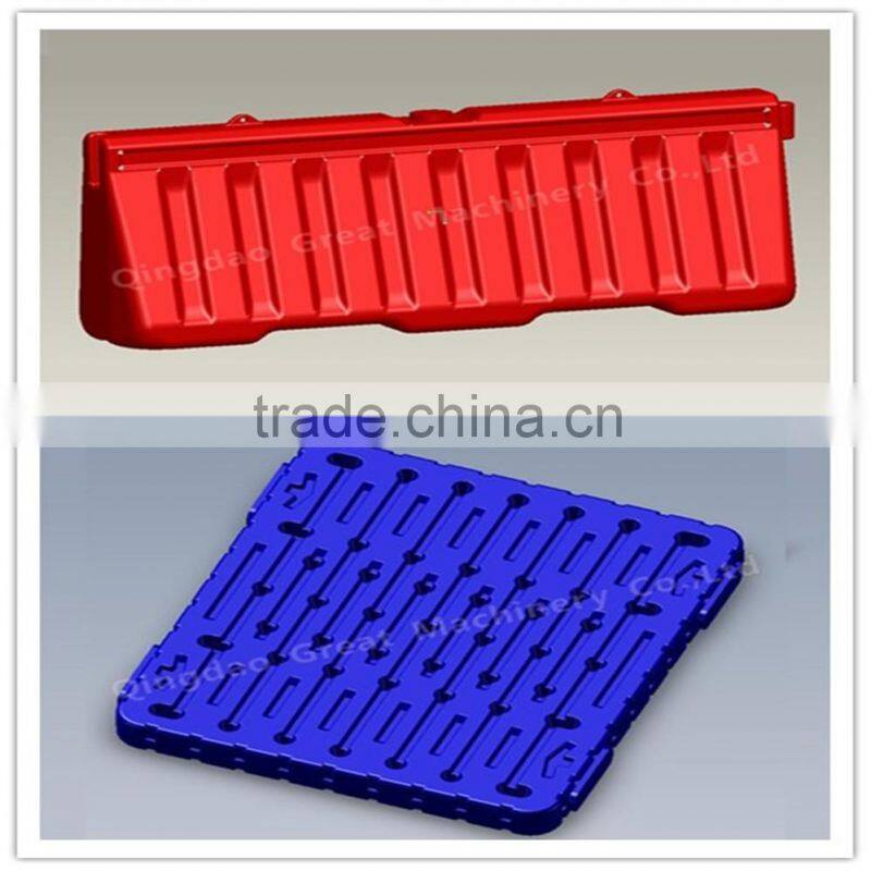 Extrusion blow molding machine for 3000Liters storage water tank making