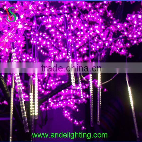 SMD2835 christmas led meteor light falling star for tree decoration