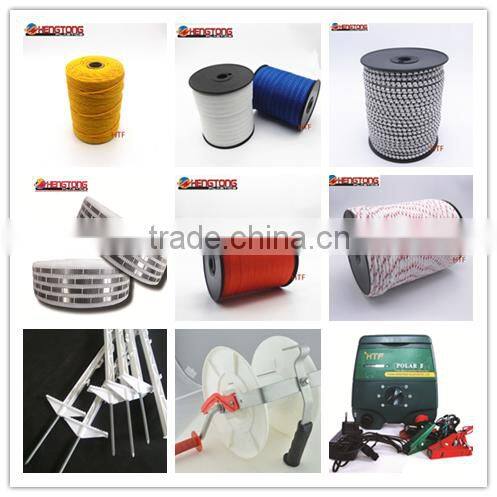 Galvanized steel farm fence posts