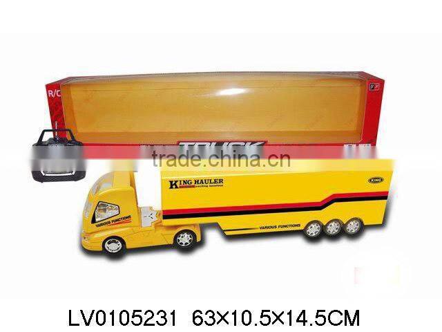 yellow 4CH rc container truck
