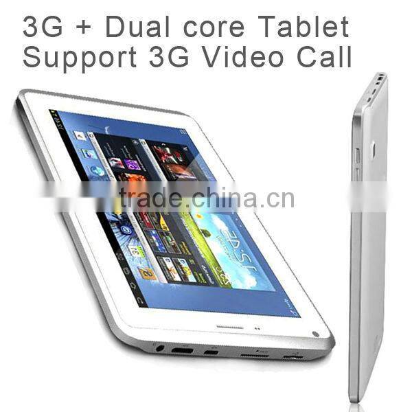 Android 7 inch dual core built-in gps 3g wifi tablet pc