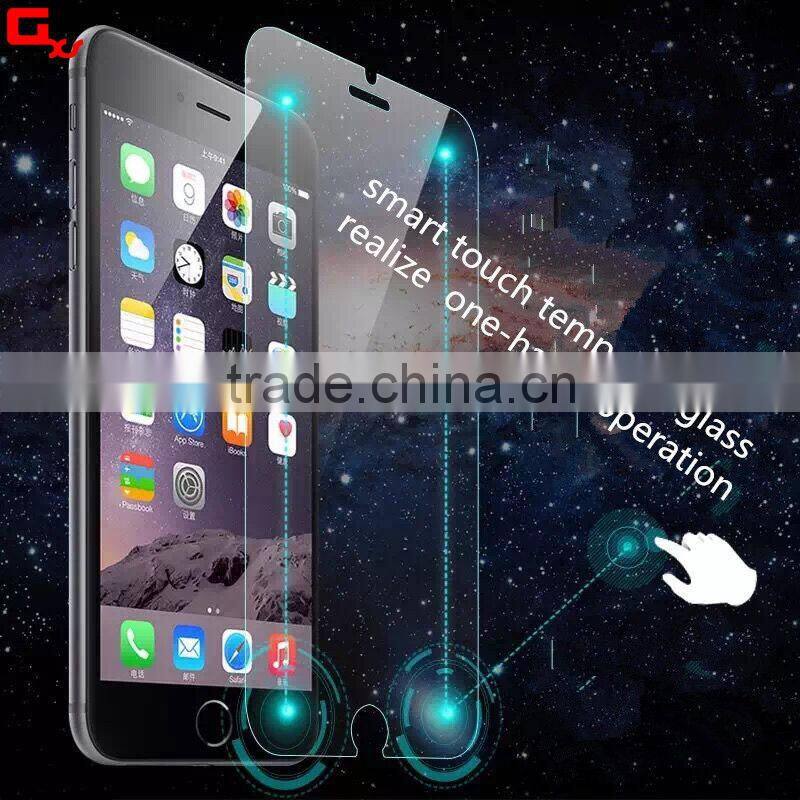 Shockproof Ultrathin 0.3mm 2.5D High Quality 9h smart glass IP6 screen protector