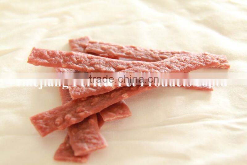 small plastic turtles (dental dog treats oblate Beef strip)