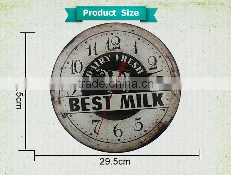 M1220 classical wall clock for decoration from China