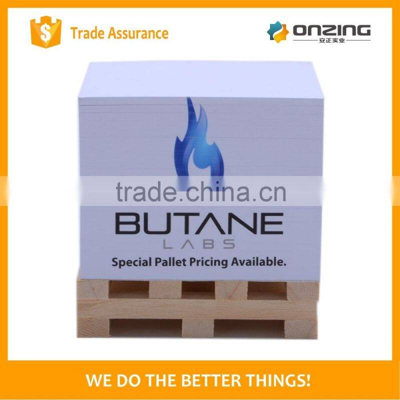 Wooden pallet notepad and mini notepad with logo printing