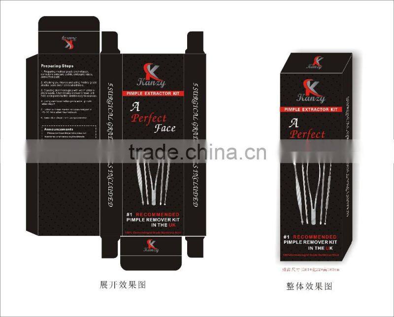 2016 Blackhead Remover Kit, Comdome Extractor Kit, Blackhead Blemish Remover Kit PR-012