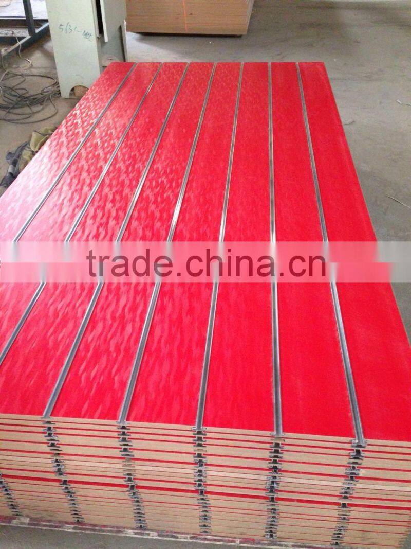 15 MM 3d slatwall use for supermarket