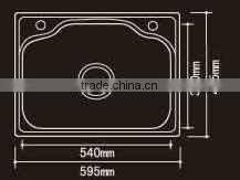 rectangular kitchen tap sink stainless steel material UA3019