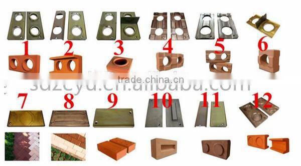 QMR2-40 small scale manual clay brick making machine
